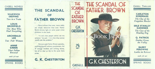 Chesterton, G.K. THE SCANDAL OF FATHER BROWN 1st UK 1935
