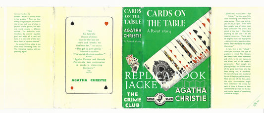 Christie, Agatha CARDS ON THE TABLE 1st UK 1936