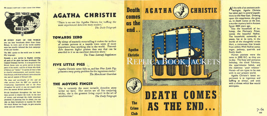 Christie, Agatha DEATH COMES AS THE END 1st UK 1945