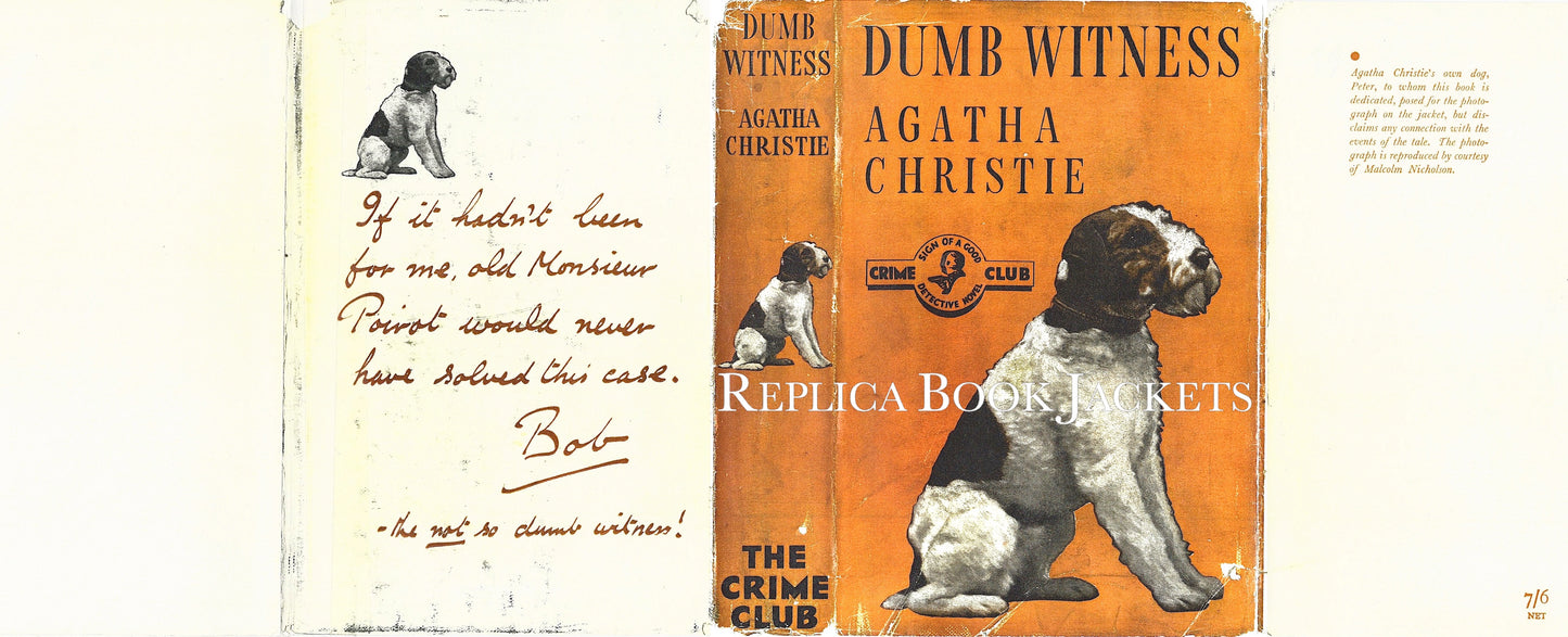 Christie, Agatha DUMB WITNESS 1st UK 1937