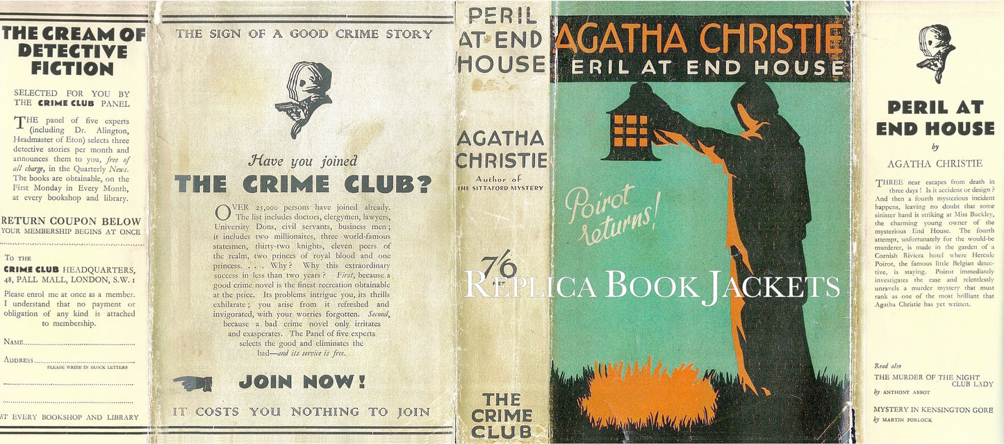 Christie, Agatha PERIL AT END HOUSE 1st UK 1932