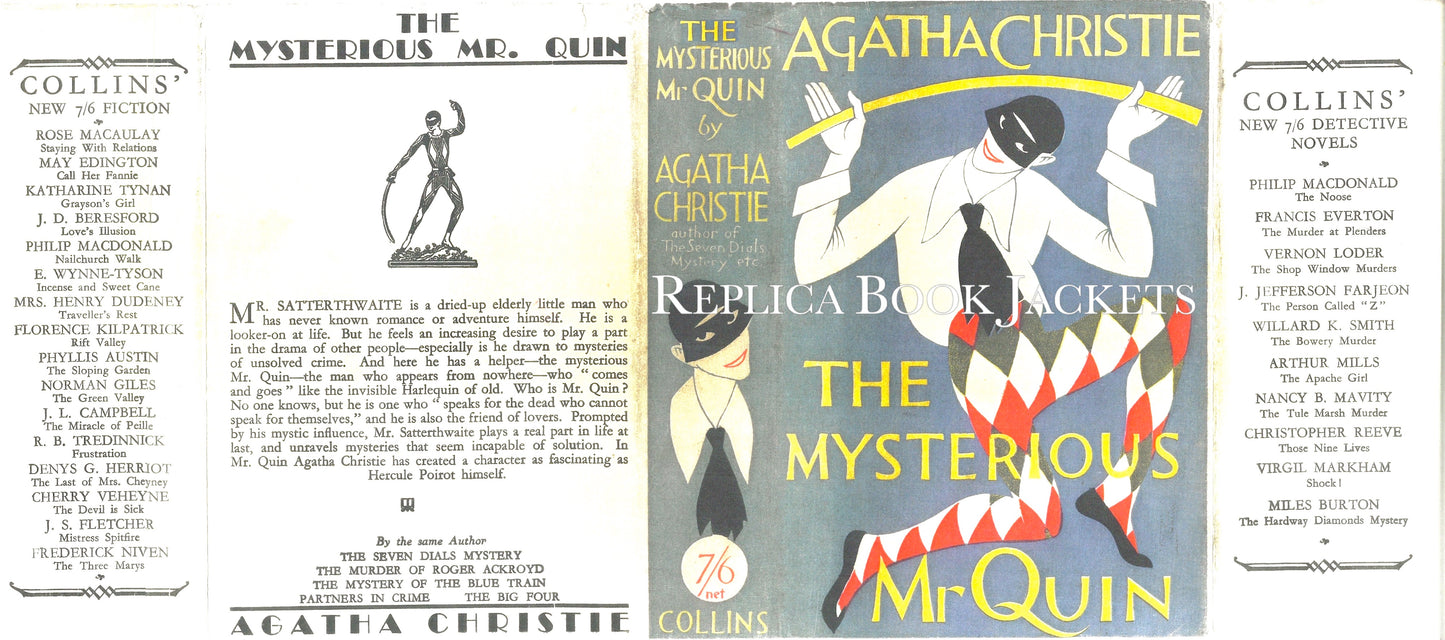 Christie, Agatha THE MYSTERIOUS MR. QUIN 1st UK 1930