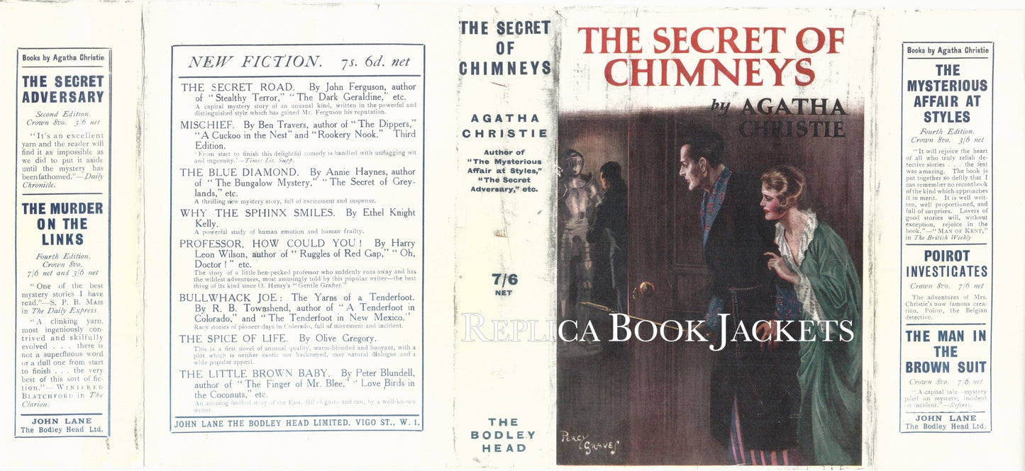 Christie, Agatha THE SECRET OF CHIMNEYS 1st UK 1925