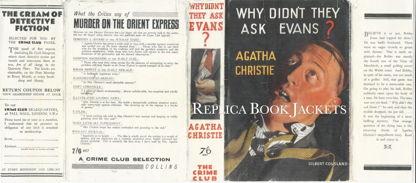 Christie, Agatha WHY DIDN'T THEY ASK EVANS? 1st UK 1934