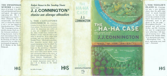 Connington, J.J. THE HA-HA CASE 1st UK 1934