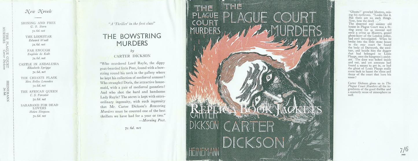 Dickson, Carter THE PLAGUE COURT MURDERS 1st UK 1935