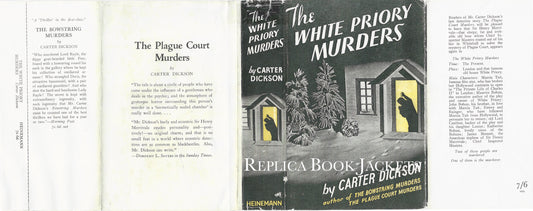 Dickson, Carter THE WHITE PRIORY MURDERS 1st UK 1935
