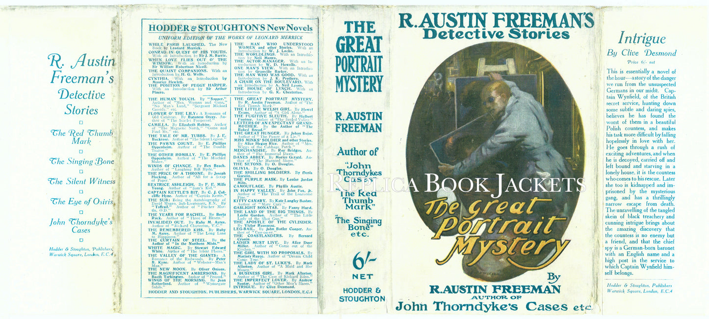 Freeman, R. Austin THE GREAT PORTRAIT MYSTERY 1st UK 1918