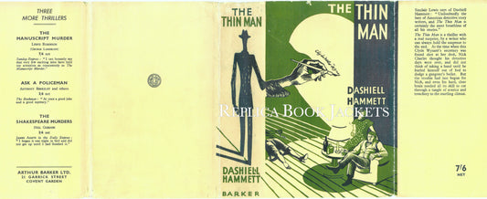 Hammett, Dashiell THE THIN MAN 1st UK 1934