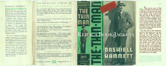 Hammett, Dashiell THE THIN MAN 1st US 1934 (green highlights, no 'blurbs')