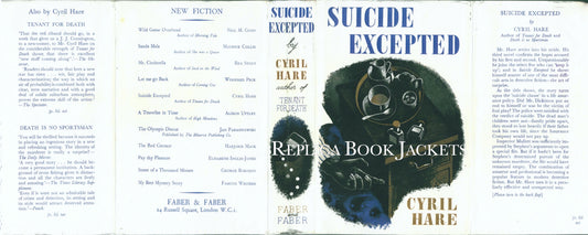 Hare, Cyril SUICIDE EXCEPTED 1st UK 1939