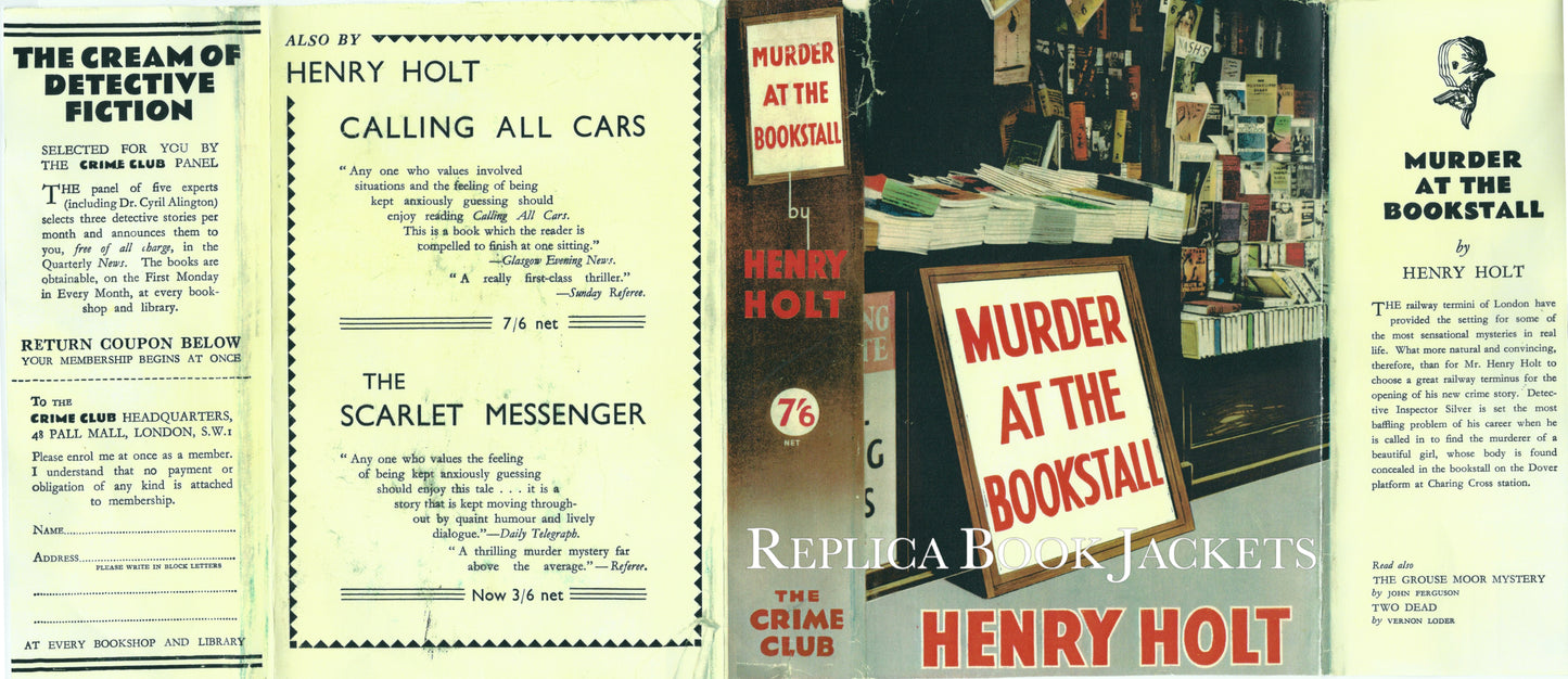 Holt, Henry MURDER AT THE BOOKSTALL 1st UK 1934