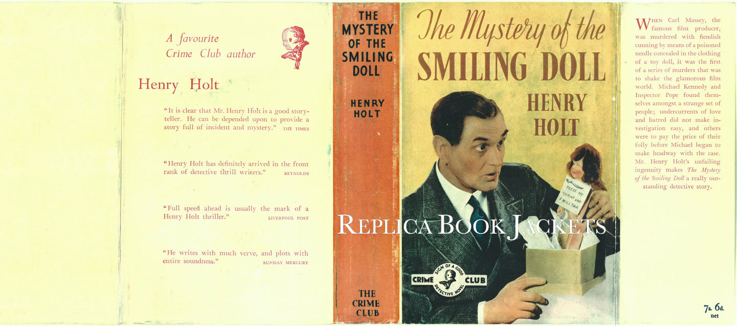 Holt, Henry THE MYSTERY OF THE SMILING DOLL 1st UK 1939