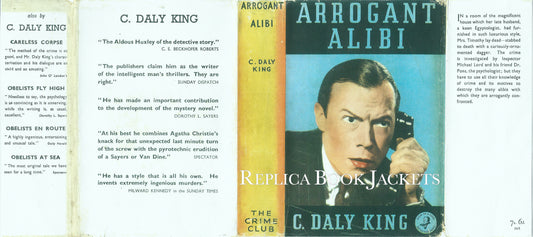 King, C. Daly ARROGANT ALIBI 1st UK 1938