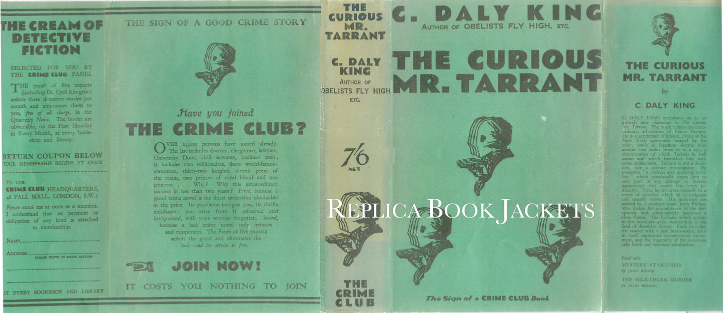 King, C. Daly THE CURIOUS MR. TARRANT 1st UK 1935