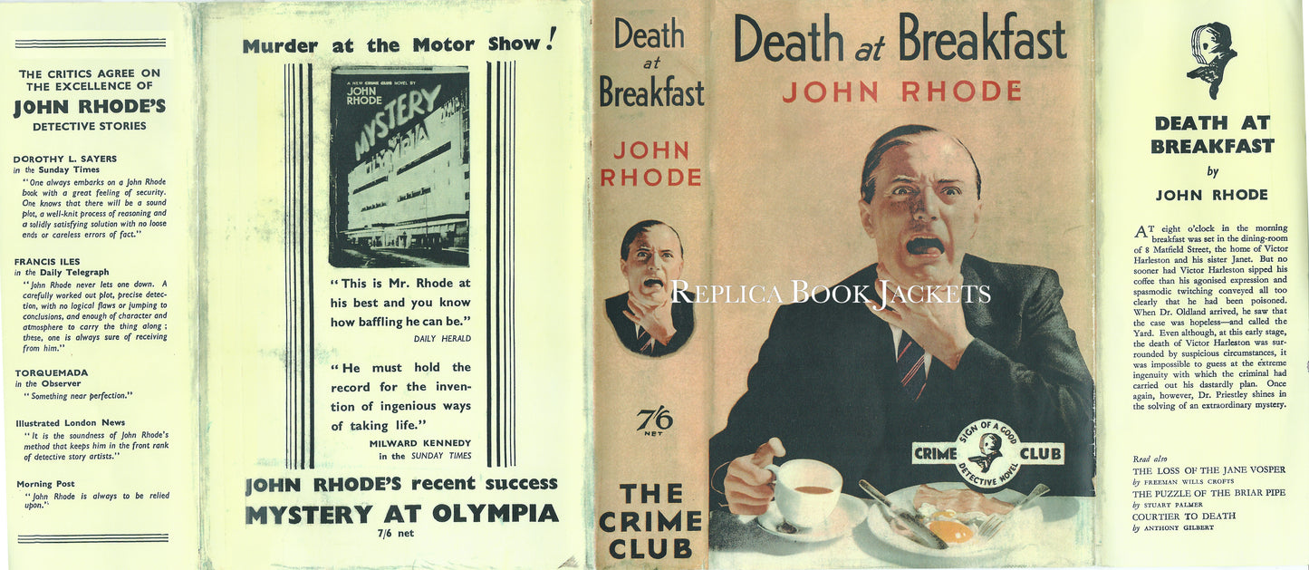 Rhode, John DEATH AT BREAKFAST 1st UK 1936