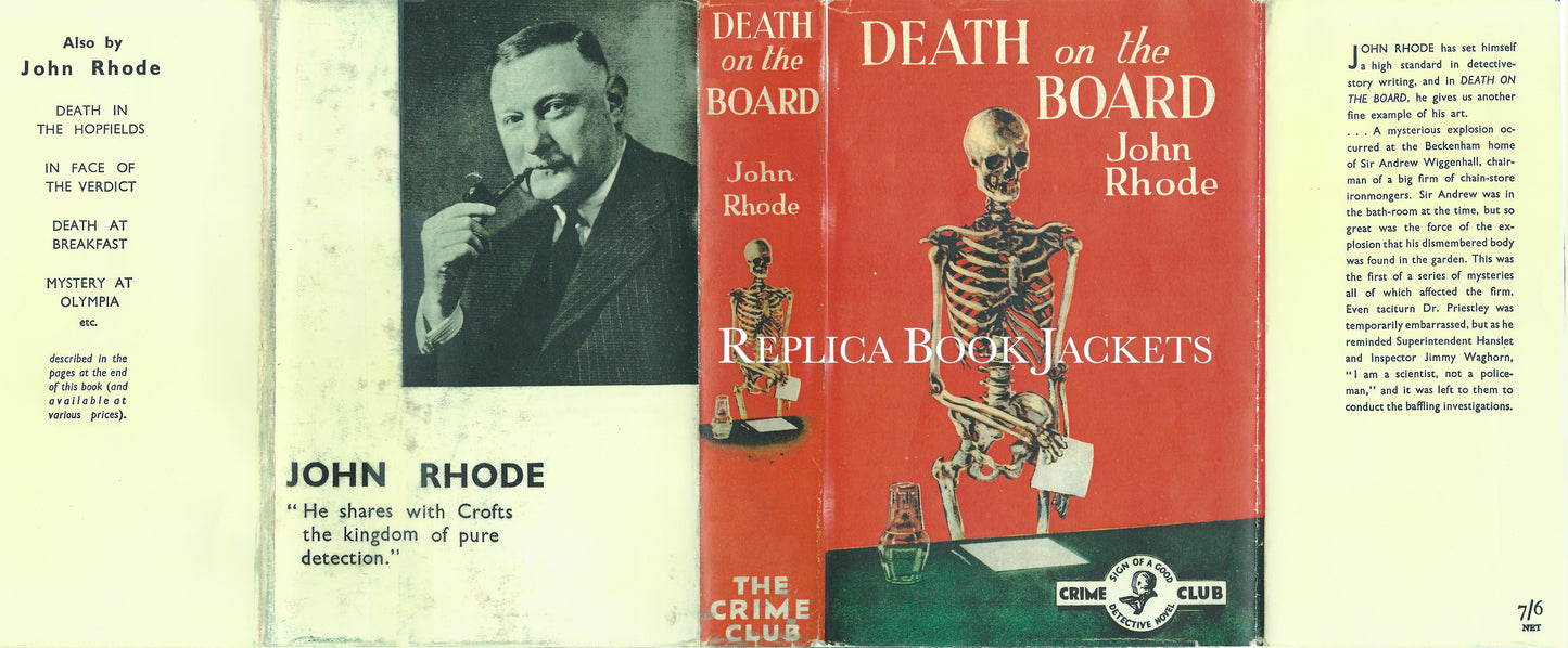 Rhode, John DEATH ON THE BOARD 1st UK 1937