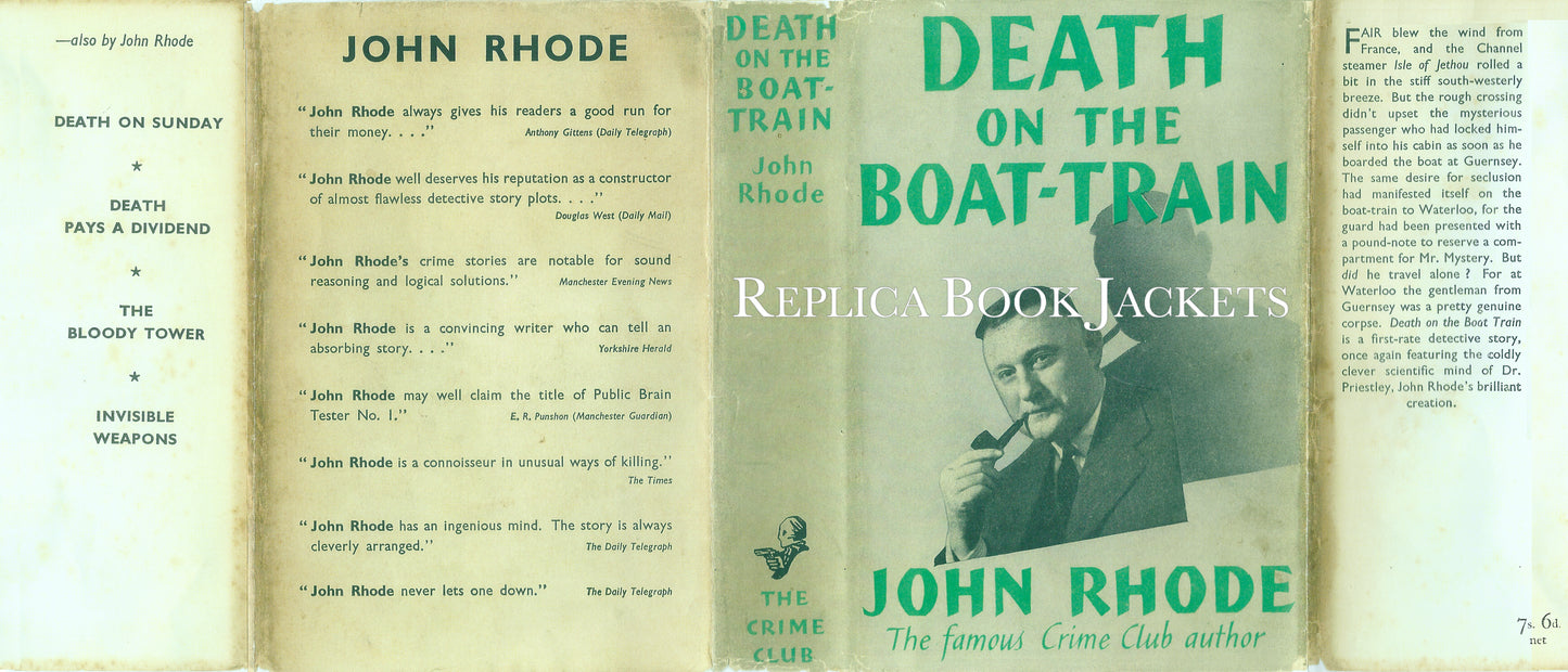 Rhode, John DEATH ON THE BOAT-TRAIN 1st UK 1940