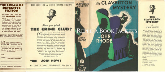Rhode, John THE CLAVERTON MYSTERY 1st UK 1933