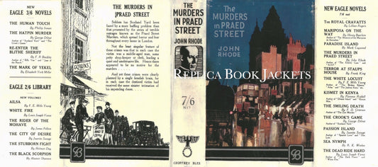 Rhode, John THE MURDERS IN PRAED STREET 1st UK 1928