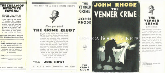 Rhode, John THE VENNER CRIME UK 1933