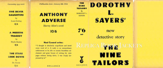 Sayers, Dorothy L. THE NINE TAILORS 1st UK 1934