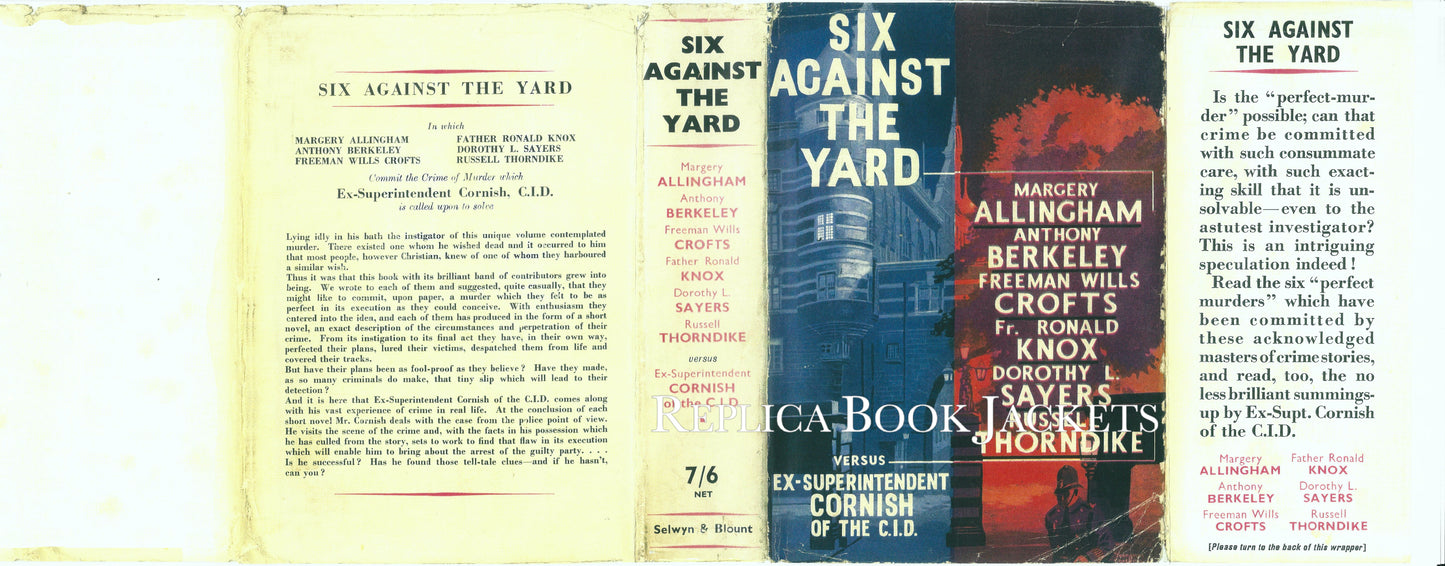 Allingham, Margery et al SIX AGAINST THE YARD 1st UK 1936