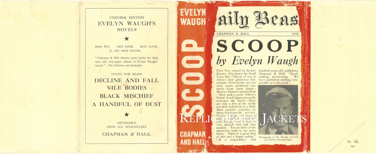 Waugh, Evelyn SCOOP 1st UK 1938